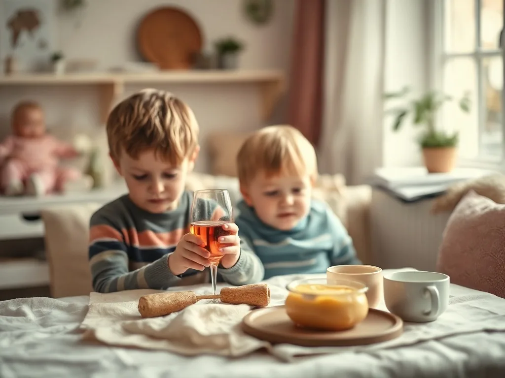 Un Mont d’Or au four sans vin, doré et coulant, servi avec des pommes de terre vapeur, des cornichons et une fourchette